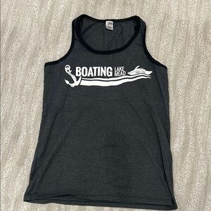 Boating Lake Mead Graphic Tank Top